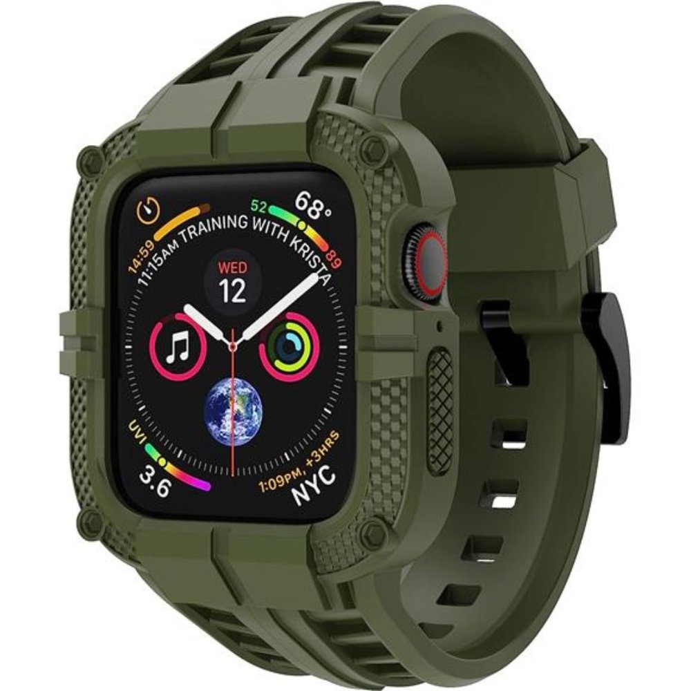 Case Compatible with Apple Watch Band Series 8/7/6/5/4/3 45mm 44mm 42mm,OnePiece